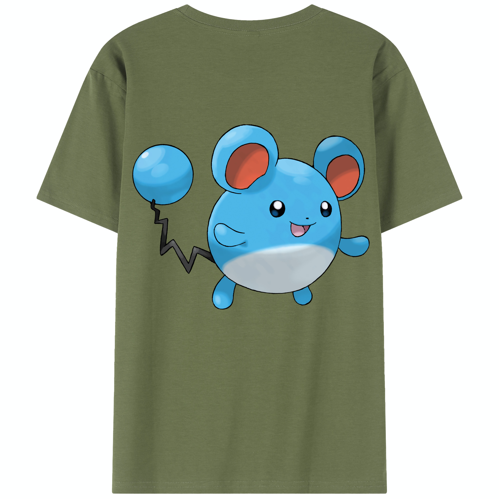 （画像用） ポケットモンスター Pokémon 綿100％半袖Tシャツ（背面プリント）